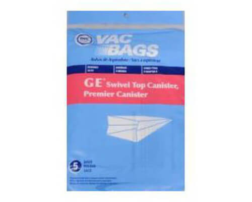 GE Swivel Top Canister Vacuum Bags (5 pk) - Click Image to Close