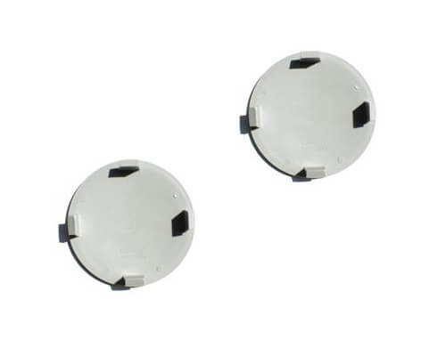Kirby Front Wheel Hub Cap Gray (2 pack) - Click Image to Close