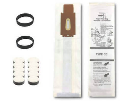 Oreck Type CC Combo Deal ( 8 bags 2 belts 8 tablets) - Click Image to Close