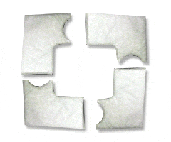 Riccar RF89-2 8900 Series Vacuum Filter (2 pk)