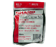 Sharp Type BU-3 Vacuum Belt (2 pack)