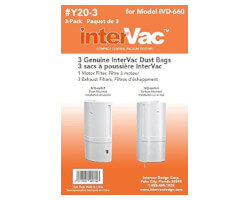 InterVac Y20-3 Dust Bags