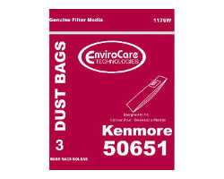 Kenmore Vacuum Bags 50651 (3 pk)