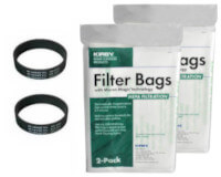 Kirby Universal Style HEPA Filter Bags Combo (10 & 2)