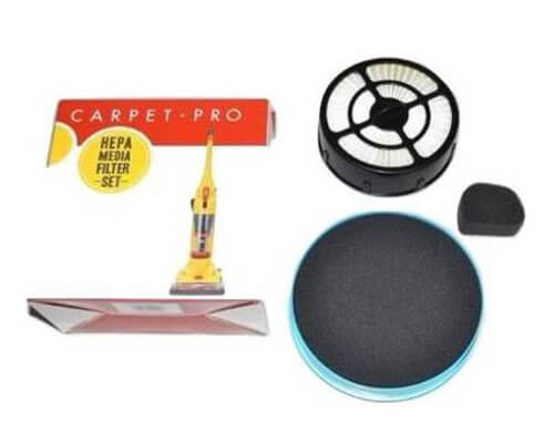 Carpet Pro CPBU-1 HEPA Filter Set CPBU-F - Click Image to Close