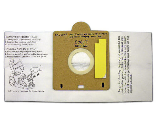 Eureka Style T Rally 2 & Mini Canister Vacuum Bags (3 pk) - Click Image to Close