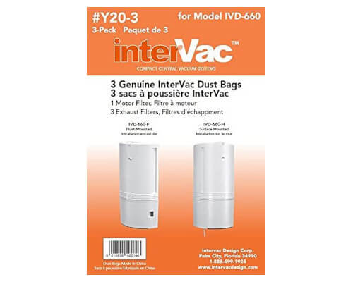 InterVac Y20-3 Dust Bags - Click Image to Close