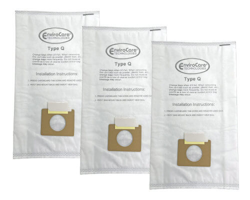 Kenmore Type Q & Type QC Vacuum Bags 5055 (9 pk) - Click Image to Close