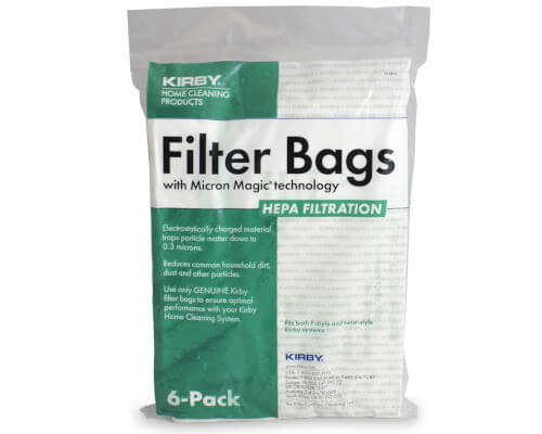Kirby Universal Style HEPA Filter Bags (6 pk) - Click Image to Close