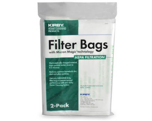 Kirby Universal Style HEPA Filter Bags (2 pk) - Click Image to Close