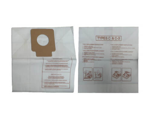 Panasonic Type C & C-3 Canister Vacuum Bags MC-125P - Click Image to Close