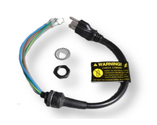 Power Cord Assembly with Strain Relief 100641 - Click Image to Close