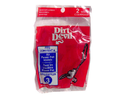 Dirt Devil Style 3 Canister Vacuum Belt (2 pack) - Click Image to Close