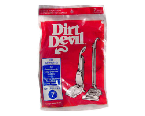 Dirt Devil Style 7 RoomMate and Easy Steamer Belt (2 pack) - Click Image to Close