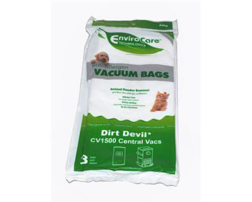 Dirt Devil Type CV950 & Type HP Central Vacuum Bags (3 pk) - Click Image to Close