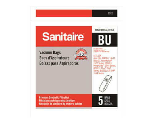 Sanitaire Style BU Vacuum Bags 2922 - Click Image to Close