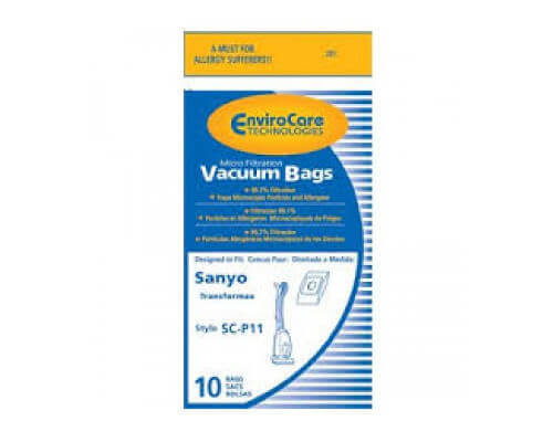 Sanyo Type SC-P11 TransFormax Bags (10 pk) - Click Image to Close