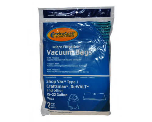 Shop Vac 90673 Type J Micro Filtration Bags - Click Image to Close