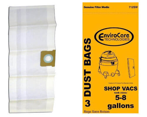 Shop Vac 90661 Type E Bags 5 to 8 Gallon - Click Image to Close