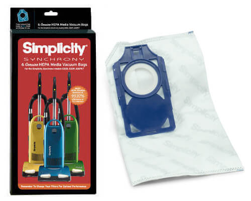 Simplicity S30 Synchrony HEPA Vacuum Bags SNH-6 - Click Image to Close
