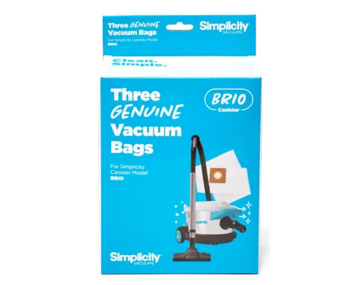 Simplicity Brio Vacuum Bags SBCH-3 - Click Image to Close