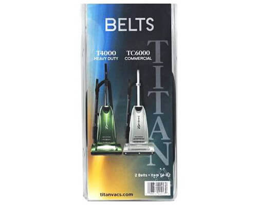 Titan T4000 and TC6000 Vacuum Belts (2 pk) - Click Image to Close