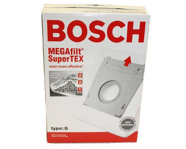 Bosch Type G Vacuum Bags (4 bags + filter)