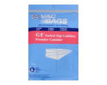 General Electric GE & Premier Swivel Top Canister vacuum cleaner Bags 5/ PKG 