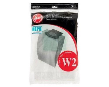 Hoover Type W2 HEPA Vacuum Bags 401080W2 (2 pk)