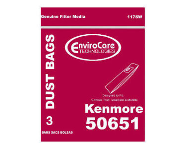 Kenmore Vacuum Bags 50651 (3 pack)