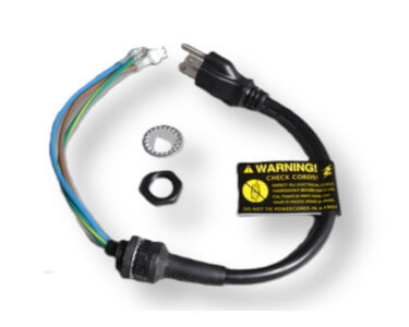 Power Cord Assembly with Strain Relief 100641