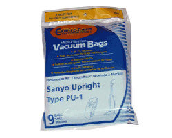 Sanyo Type PU-1 / SC-PU 110 Vacuum Bags (9 pk) Sanyo Type PU-1 / SC-PU 110 Vacuum Bags (9 pk)