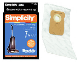 Simplicity SBH-6 Type B HEPA Vacuum Bags - 7000 & 7 Series